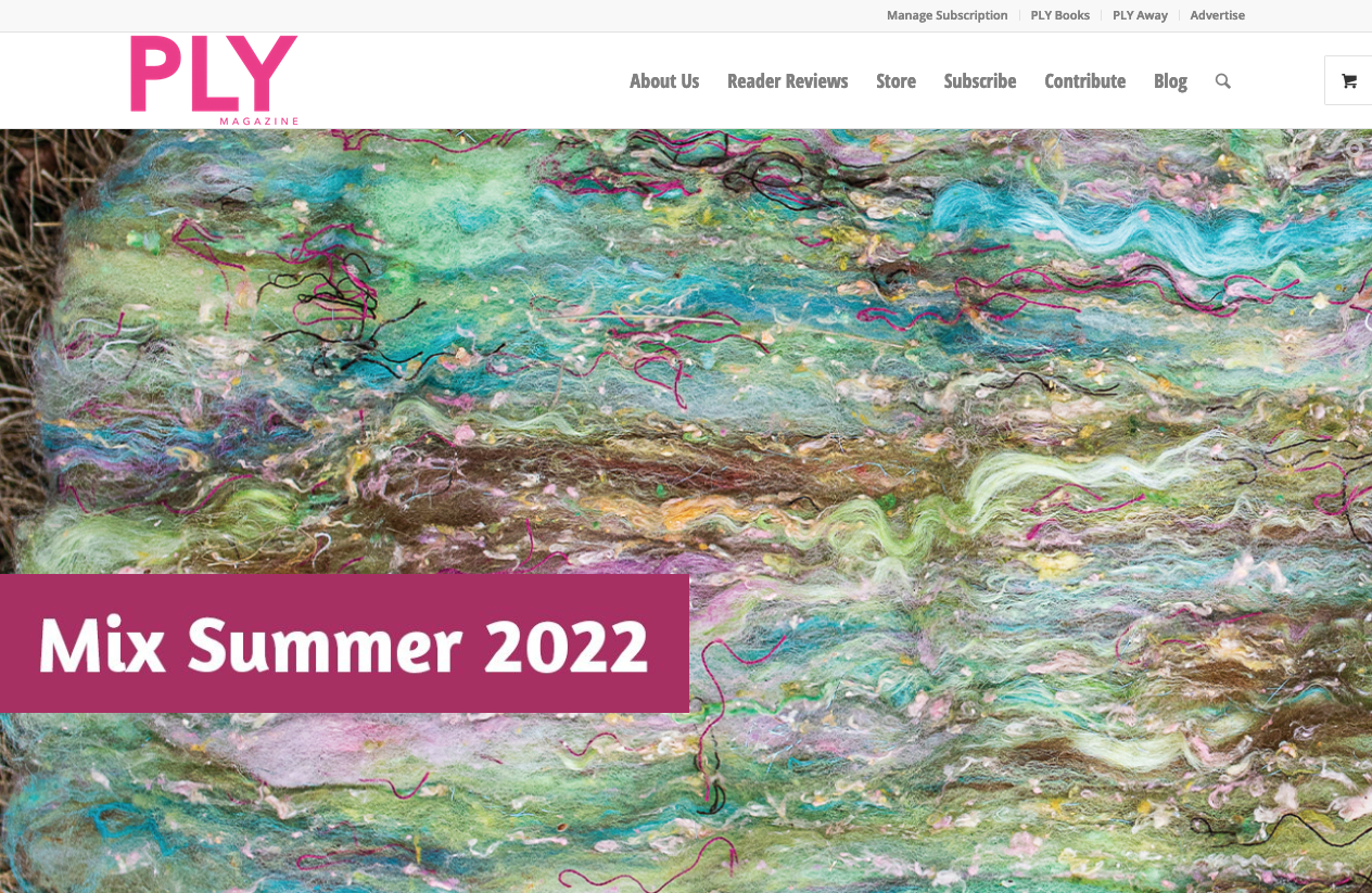 Homepage of PLY Magazine